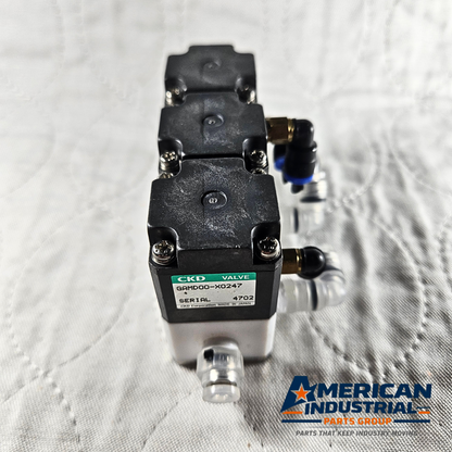 CKD GAMD00-X0247 pneumatic solenoid valve lot of 5 for pneumatic automation systems and industrial control applications