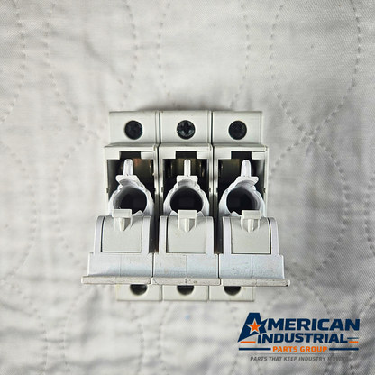 Cooper Bussmann CHCC Class CC fuse holder 30A 600V 3-pole DIN rail for industrial electrical panels and MRO applications