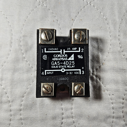 Cordos GA5-4D25 solid state relay 25A 240VAC for industrial control panels and automation systems