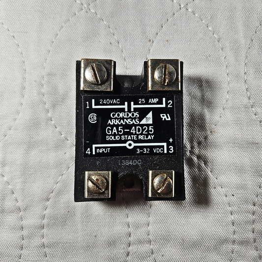 Cordos GA5-4D25 solid state relay 25A 240VAC for industrial control panels and automation systems