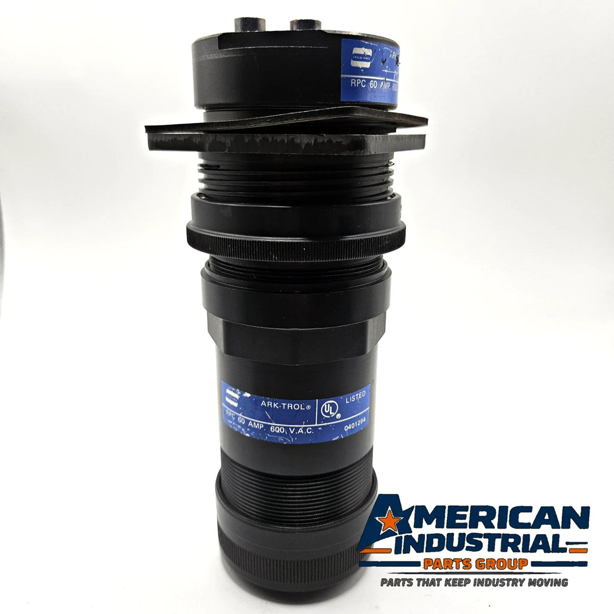 Crouse-Hinds ARK-trol RPC 60A 600VAC heavy industrial pin and sleeve power connector plug and flanged receptacle set