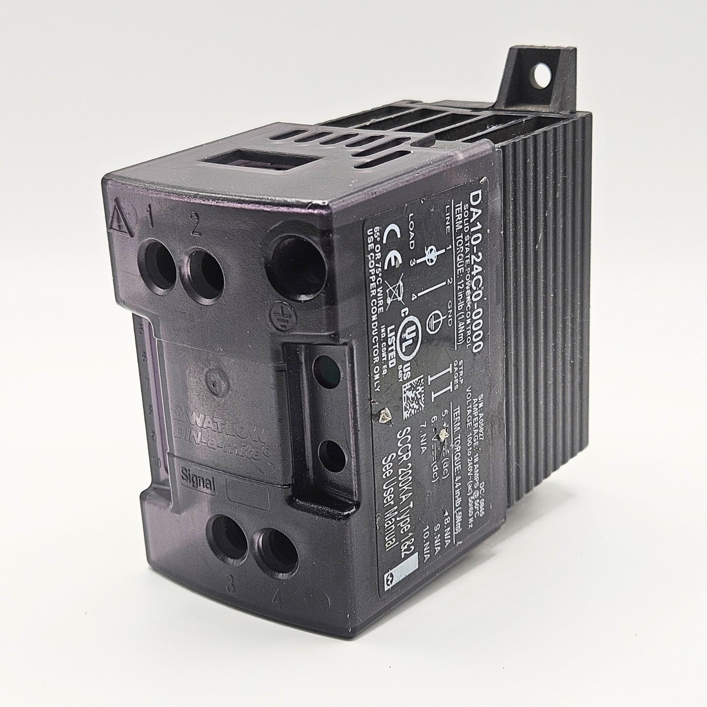 Crydom DA10-24C0-0000 solid state relay for industrial automation MRO power control use. American Industrial Parts Group.