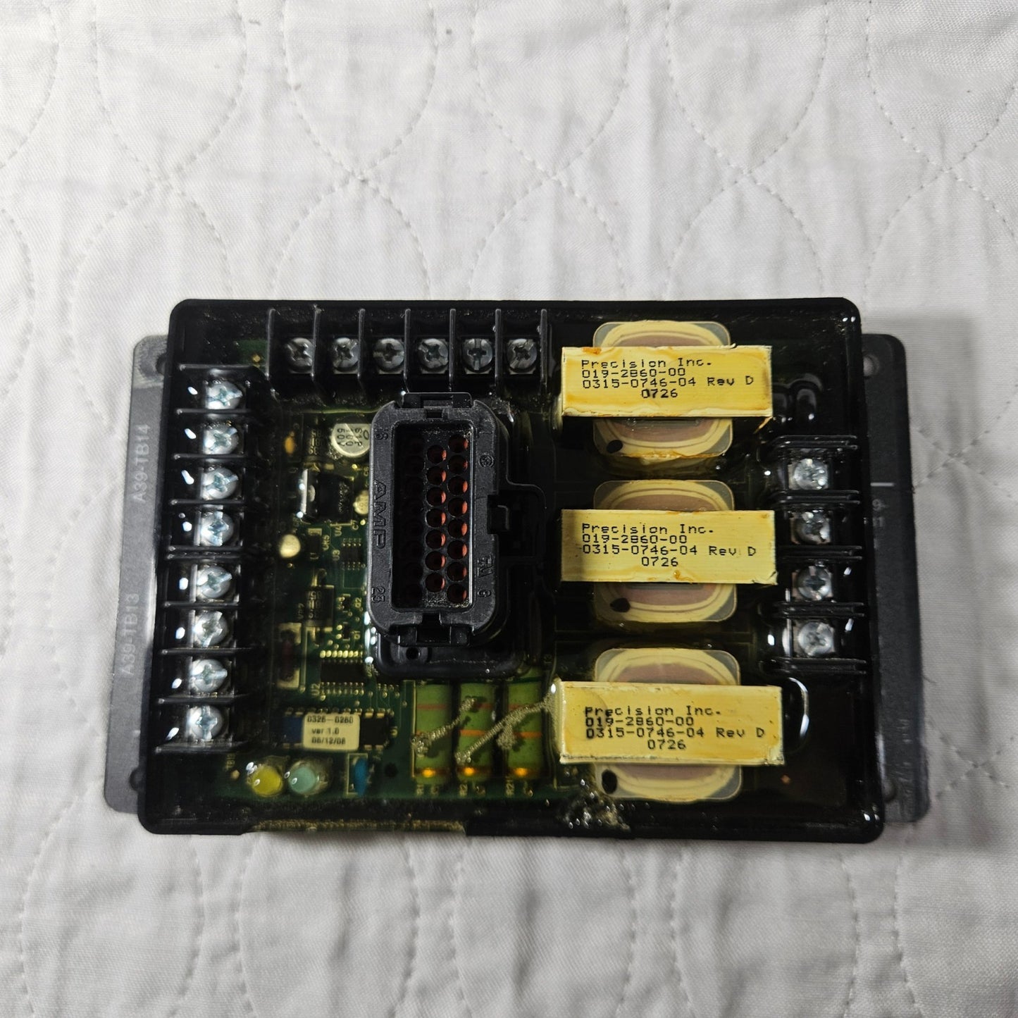 Cummins Onan A39-TB13 control board for generator control systems. American Industrial Parts Group.