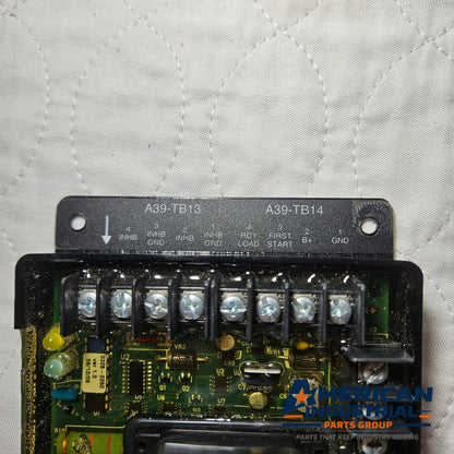 Cummins Onan A39-TB13 circuit board used in generator control equipment. American Industrial Parts Group.