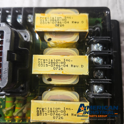 Cummins Onan A39-TB13 generator control board for replacement parts. American Industrial Parts Group.