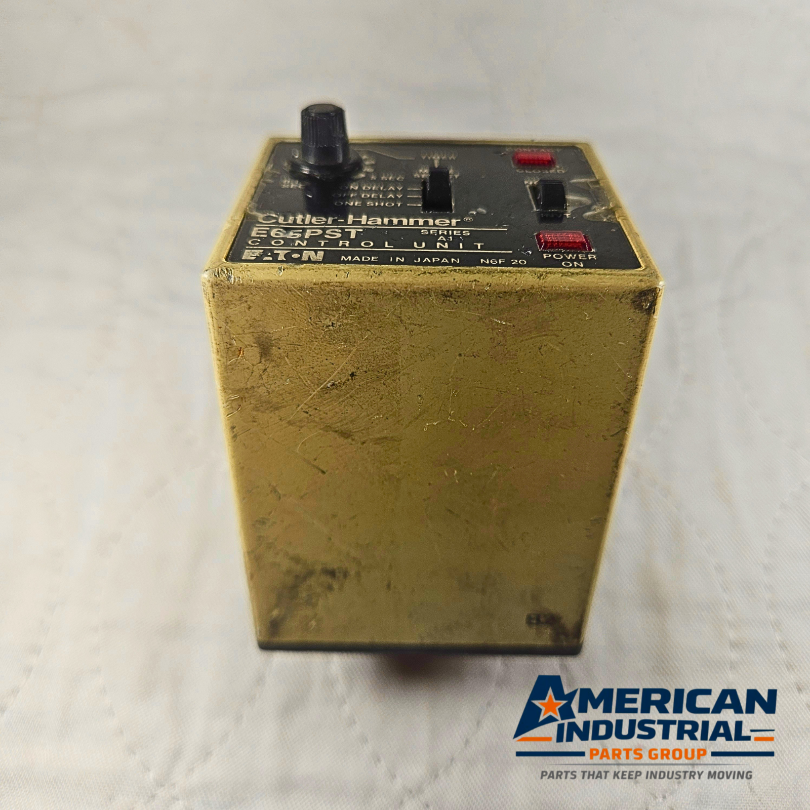 Cutler-Hammer E65PST timer control unit Series A1 time delay relay for industrial control panels and automation systems