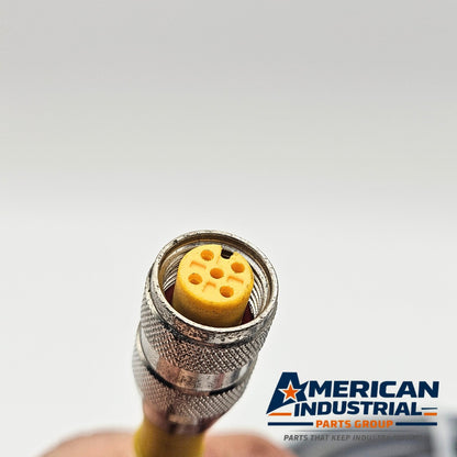 DS-214A M12 female 3-wire sensor cordset with flying leads for industrial sensors and automation