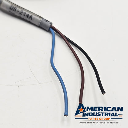 DS-214A M12 female 3-wire sensor cordset with flying leads for industrial sensors and automation