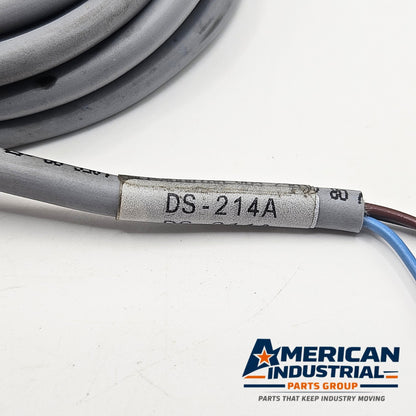 DS-214A M12 female 3-wire sensor cordset with flying leads for industrial sensors and automation