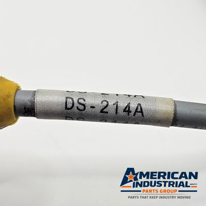 DS-214A M12 female 3-wire sensor cordset with flying leads for industrial sensors and automation
