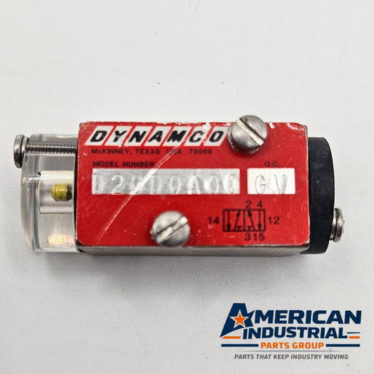 Dynamco D20D0A00 GV pneumatic solenoid valve for industrial automation and MRO applications. American Industrial Parts Group.