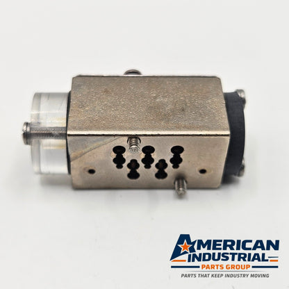 Dynamco D20D0A00 JW pneumatic solenoid valve for replacement parts. American Industrial Parts Group.