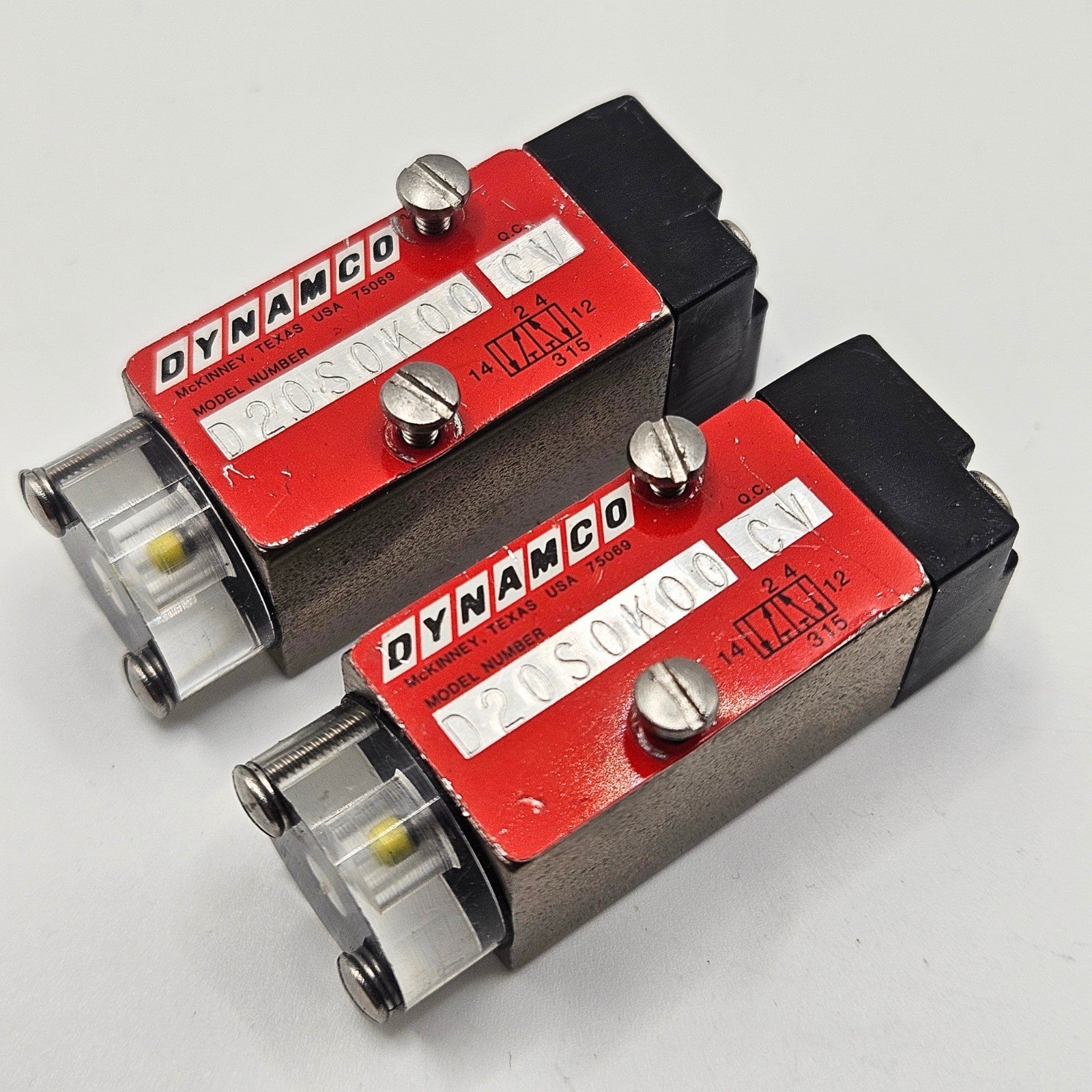 Dynamco D20S0K00 CV pneumatic solenoid valve for industrial automation systems. American Industrial Parts Group.