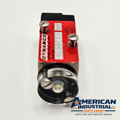 Dynamco D20S0K00 GW pneumatic solenoid valve for industrial automation MRO use. American Industrial Parts Group.