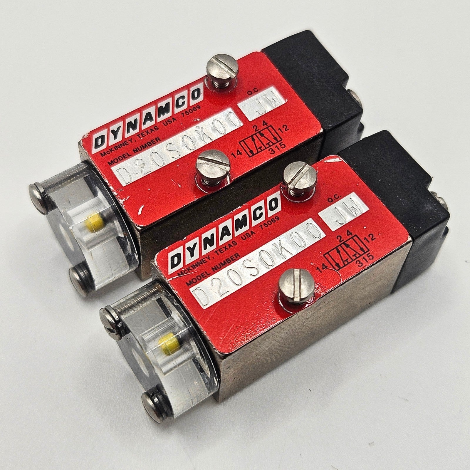 Dynamco D20S0K00 JW pneumatic solenoid valve for industrial automation systems. American Industrial Parts Group.
