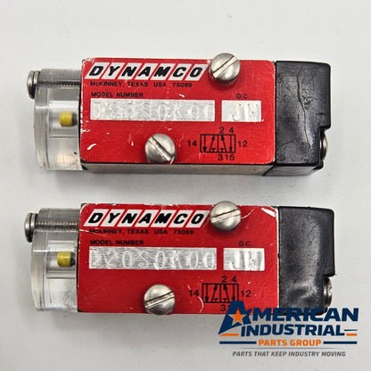 Dynamco D20S0K00 JW pneumatic valve for MRO applications. American Industrial Parts Group.