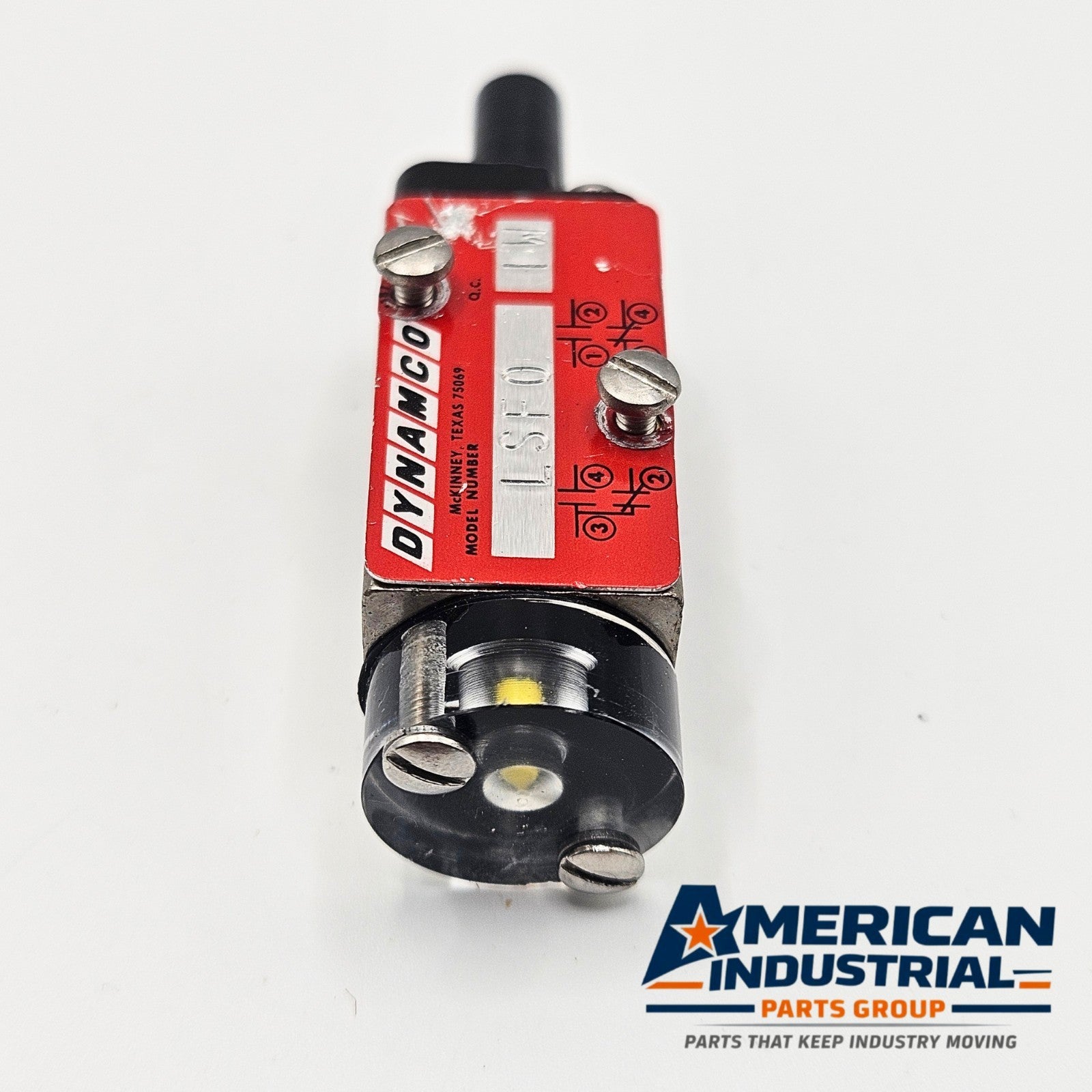 Dynamco LSF0 IW pneumatic control valve for industrial automation and MRO applications. American Industrial Parts Group.
