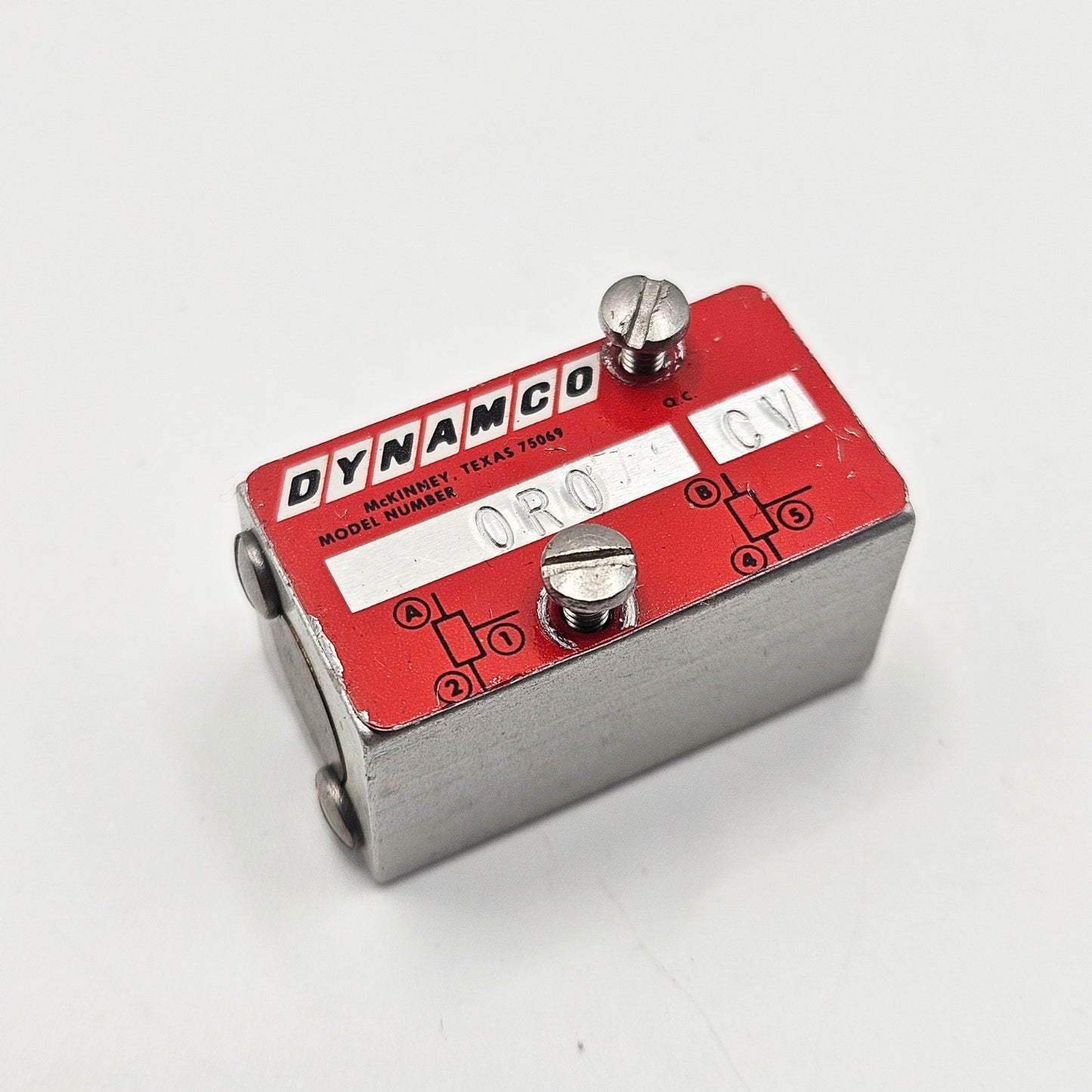 Dynamco OR0 CV pneumatic control valve for industrial automation systems. American Industrial Parts Group.