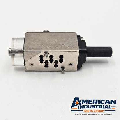 Dynamco X129 JW pneumatic valve for MRO replacement parts. American Industrial Parts Group.