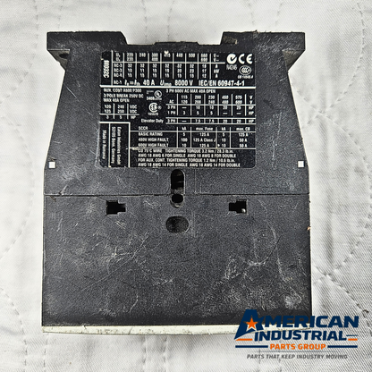 Eaton DILM32-10 XTCE032C10 contactor 32A 24V coil 3-pole for motor control and industrial automation systems