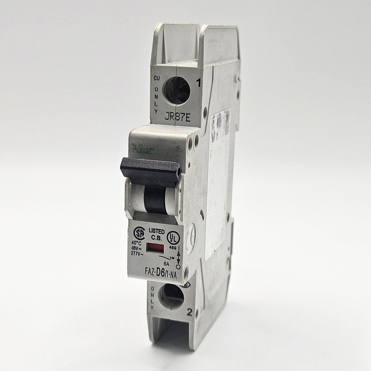 Eaton Moeller FAZ-D6/1-NA Circuit Breaker industrial automation/MRO circuit protection component. American Industrial Parts Group.