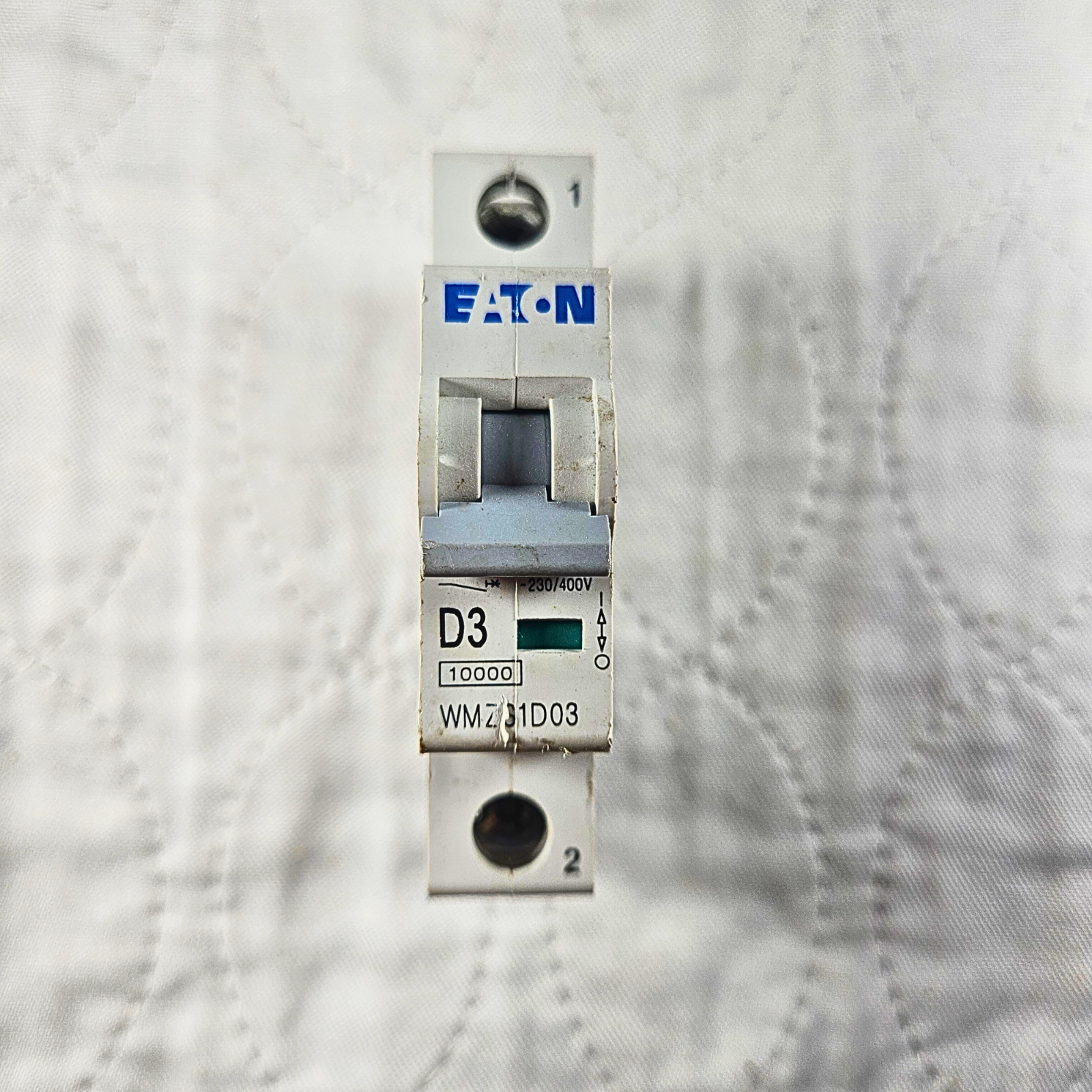 Eaton WMZS1D03 miniature circuit breaker for industrial automation and MRO electrical control panel applications. American Industrial Parts Group.