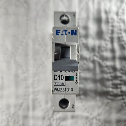 Eaton WMZS1D10 miniature circuit breaker for industrial automation and MRO electrical panel applications. American Industrial Parts Group.