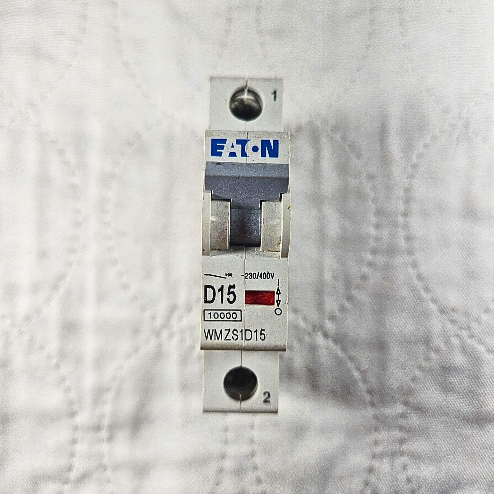 Eaton WMZS1D15 D15 Mini Circuit Breaker industrial automation/MRO circuit protection component. American Industrial Parts Group.