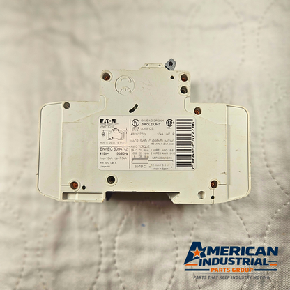 Eaton WMZT3D10 D10 Mini Circuit Breaker industrial automation/MRO circuit protection component. American Industrial Parts Group.