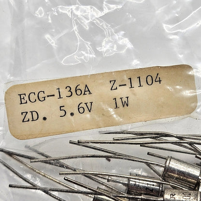 ECG-136A Z-1104 5.6V 1W Zener diode for voltage regulation and electronic repair from American Industrial Parts Group