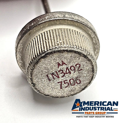 Lot of 10 ECG 5966 1N3492 25A press-fit rectifier diodes for power supply and alternator repair from American Industrial Parts Group