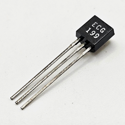 ECG199 NTE199 NPN silicon low noise high gain transistor TO-92 50V for audio preamplifier and instrumentation repair