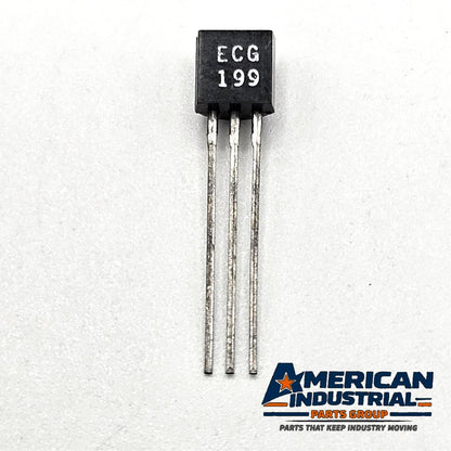 ECG199 NTE199 NPN silicon low noise high gain transistor TO-92 50V for audio preamplifier and instrumentation repair