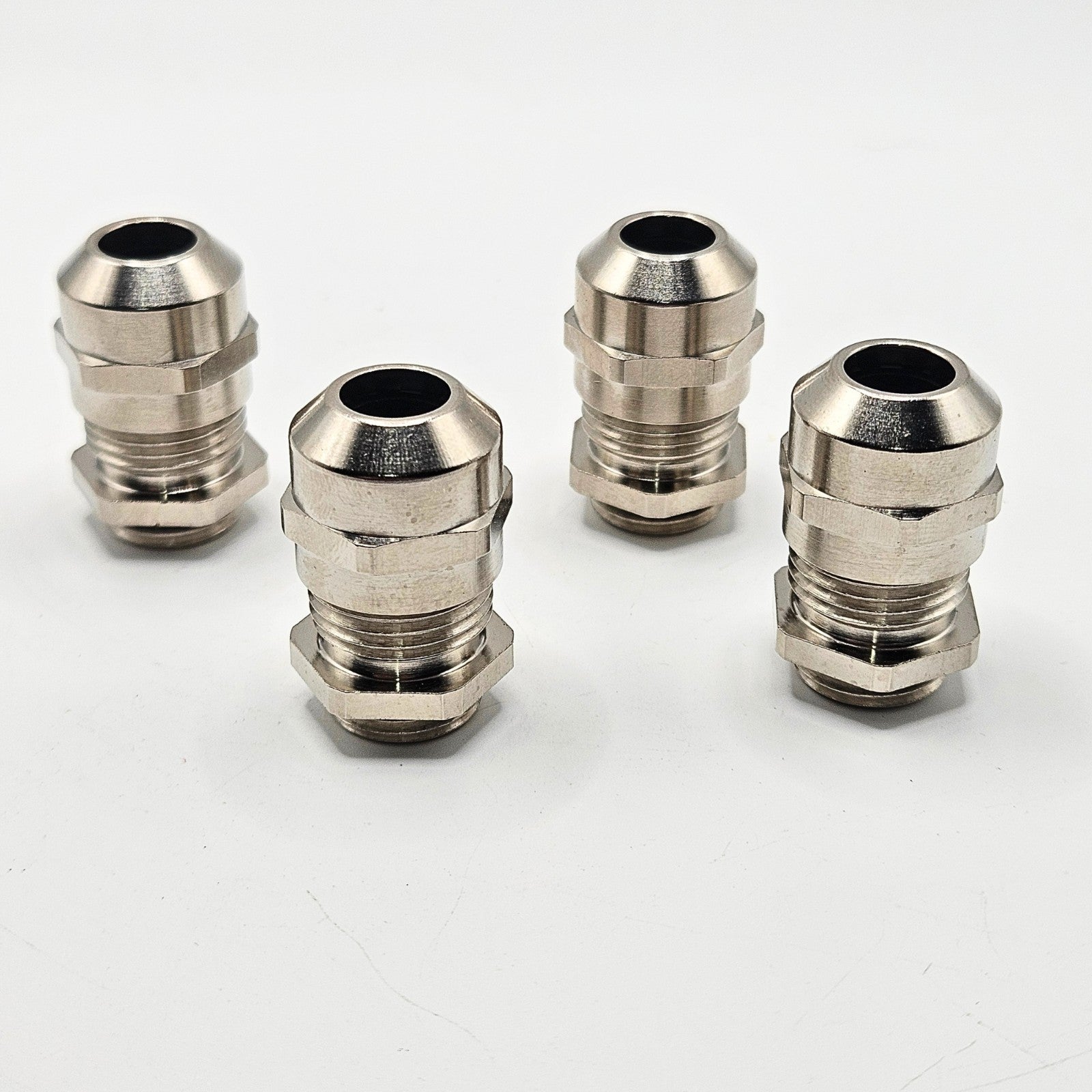 EGU FKG0201875 M16 nickel-plated brass cable gland for industrial control panels and electrical enclosures