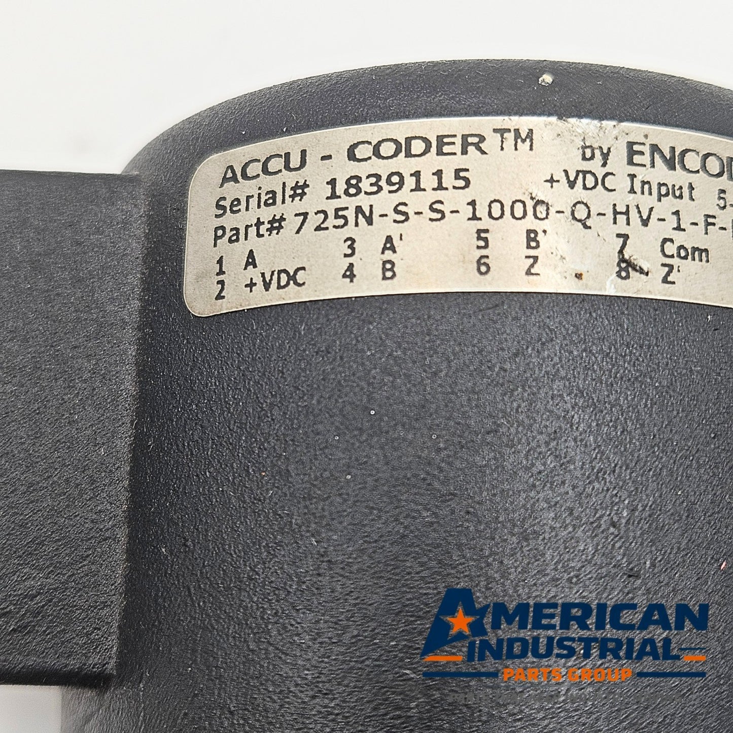 Encoder Products 725N-S-S-1000-Q-HV-1-F-N-SK-N-N 1000 PPR incremental rotary encoder for industrial motion feedback and automation systems