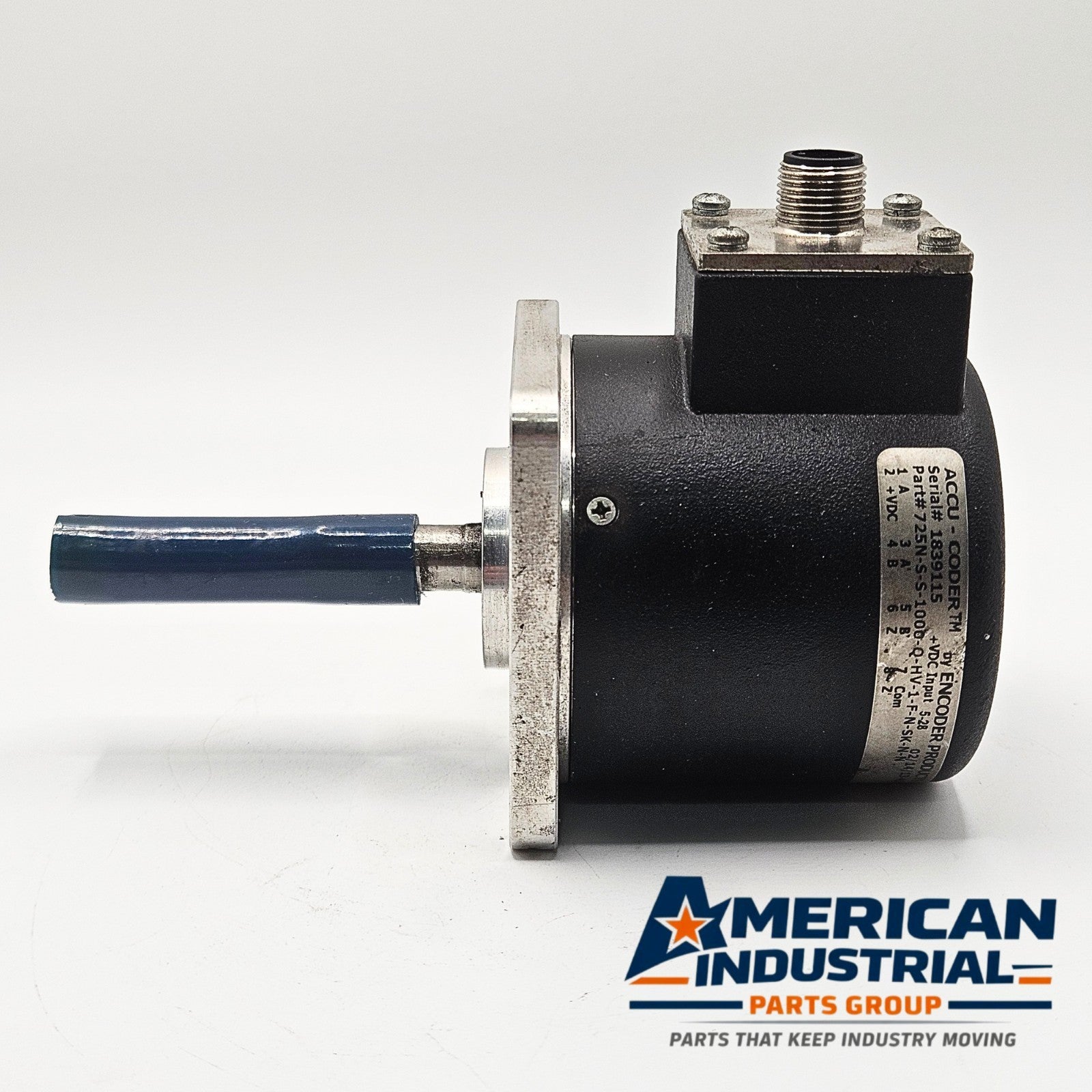 Encoder Products 725N-S-S-1000-Q-HV-1-F-N-SK-N-N 1000 PPR incremental rotary encoder for industrial motion feedback and automation systems