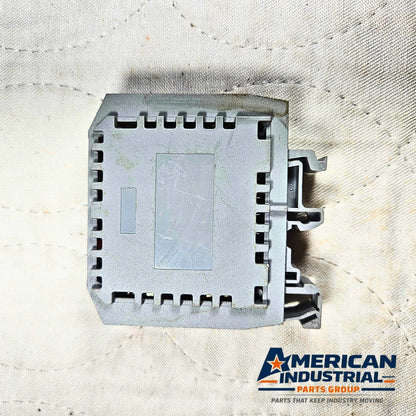 Entrelec 10 121.12 relay module 24VAC/DC slim DIN rail with LED indicator for industrial control panels and automation systems