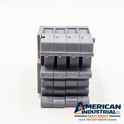 Entrelec 5118 M6/8 terminal block lot for factory automation spare parts. American Industrial Parts Group.