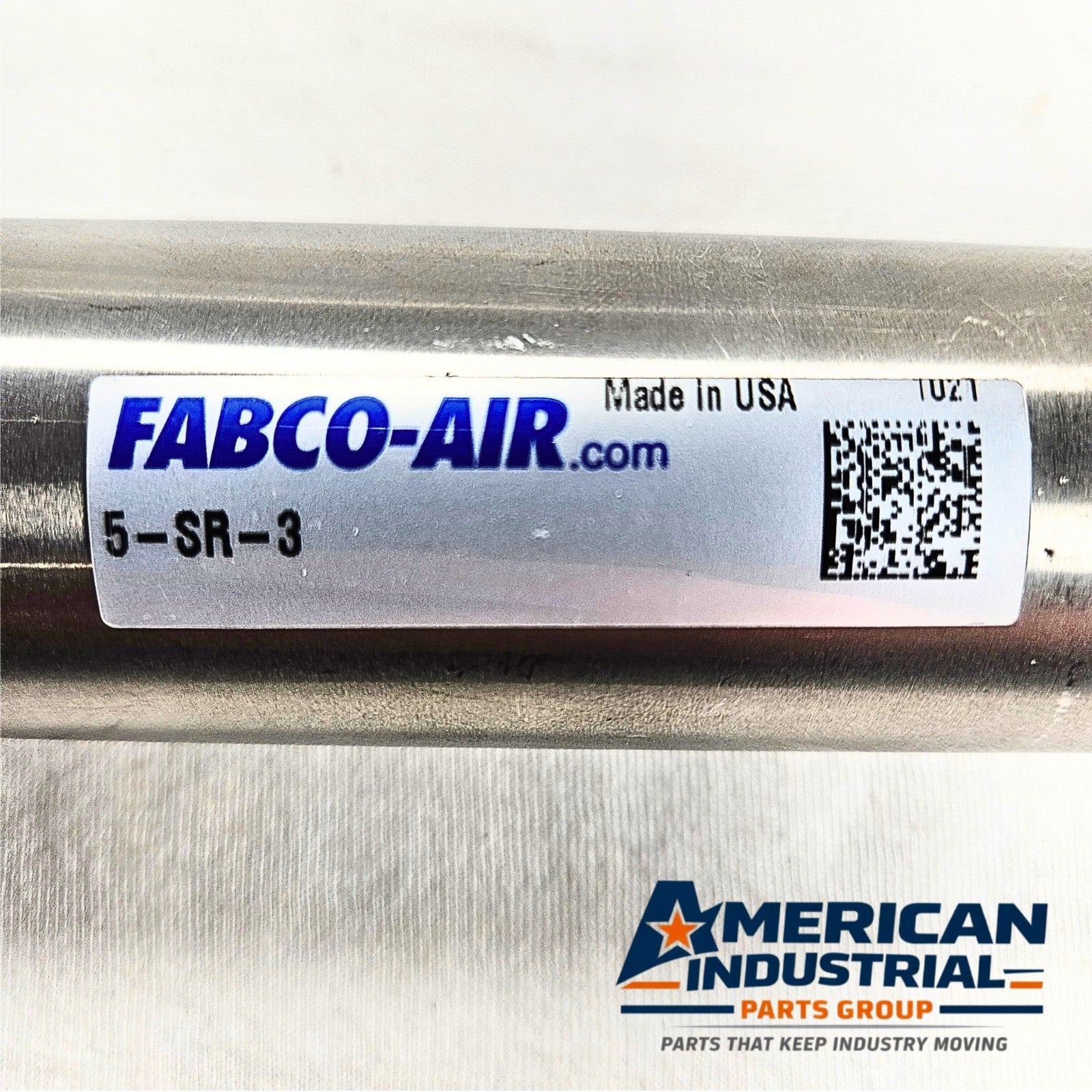 FABCO-AIR 5-SR-3 pneumatic cylinder industrial linear actuator for automation systems and industrial applications