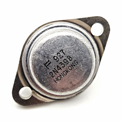 Fairchild 2N4398 PNP power transistor TO-3 40V 30A vintage new old stock for power electronics repair
