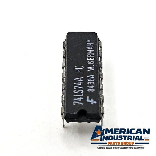 Fairchild 74LS74A PC dual D-type flip-flop DIP-14 lot of 3 for vintage electronics repair and TTL logic circuits