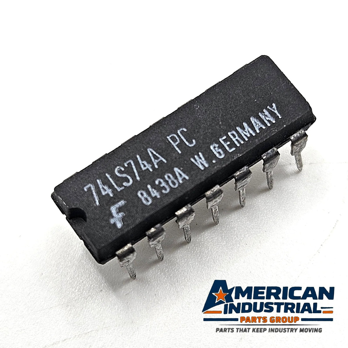 Fairchild 74LS74A PC dual D-type flip-flop DIP-14 lot of 3 for vintage electronics repair and TTL logic circuits