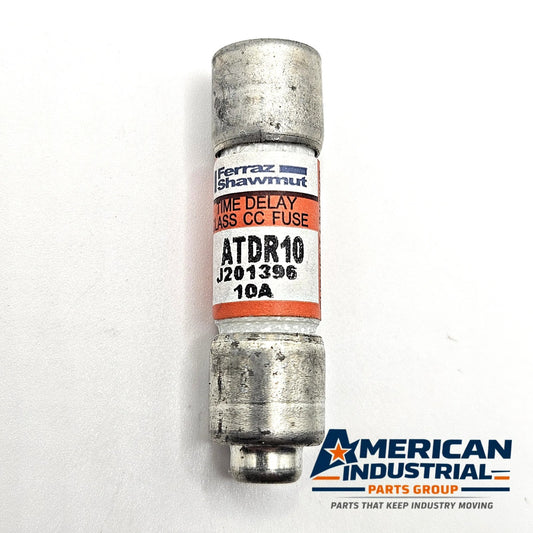 Ferraz Shawmut Mersen ATDR10 10A 600VAC Class CC time-delay fuse for motor circuits and industrial control panels