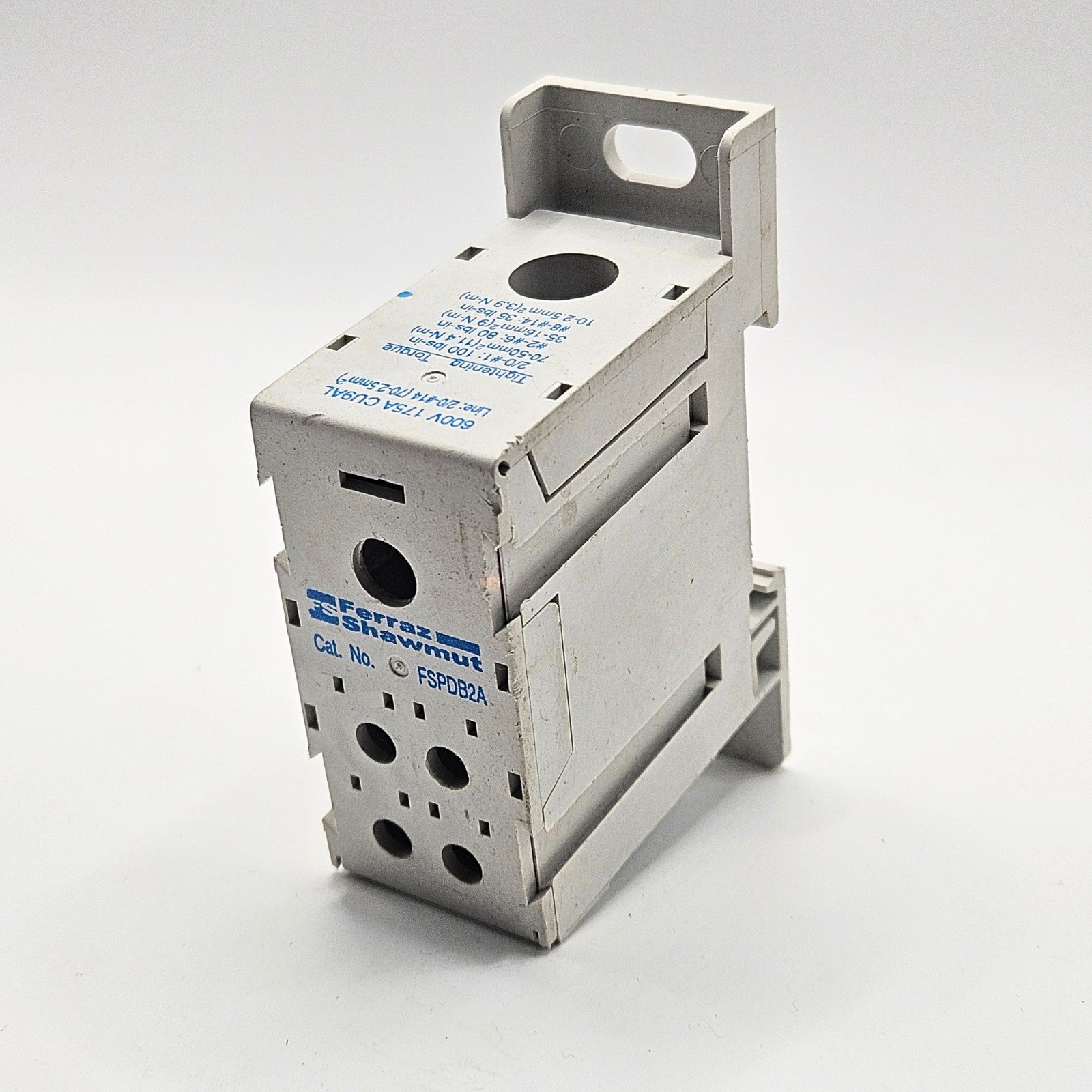 Ferraz Shawmut FSPDB2A distribution block for industrial automation and MRO applications. American Industrial Parts Group.