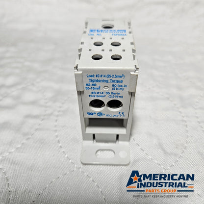 Ferraz Shawmut FSPDB2A distribution block for industrial automation and MRO applications. American Industrial Parts Group.
