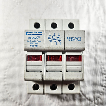 Ferraz Shawmut USCC3I UltraSafe fuse holder 600V 30A Class CC for industrial electrical panels and MRO applications