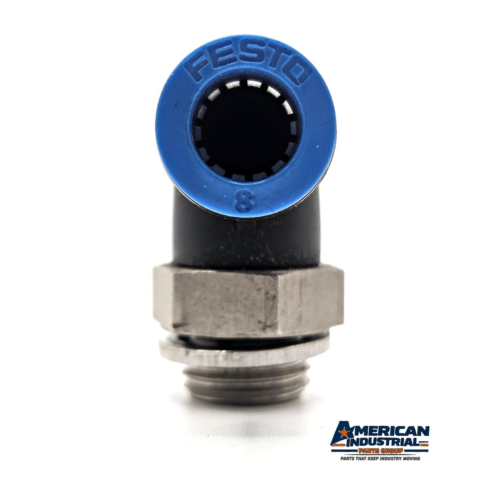 Festo QSL-G1/4-8 186120 push-in 90 degree elbow fitting 8mm G1/4 for pneumatic systems
