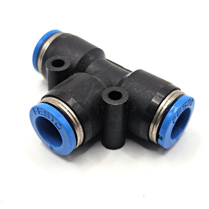 Festo QST-8 153130 push-in pneumatic tee connector 8mm for compressed air systems