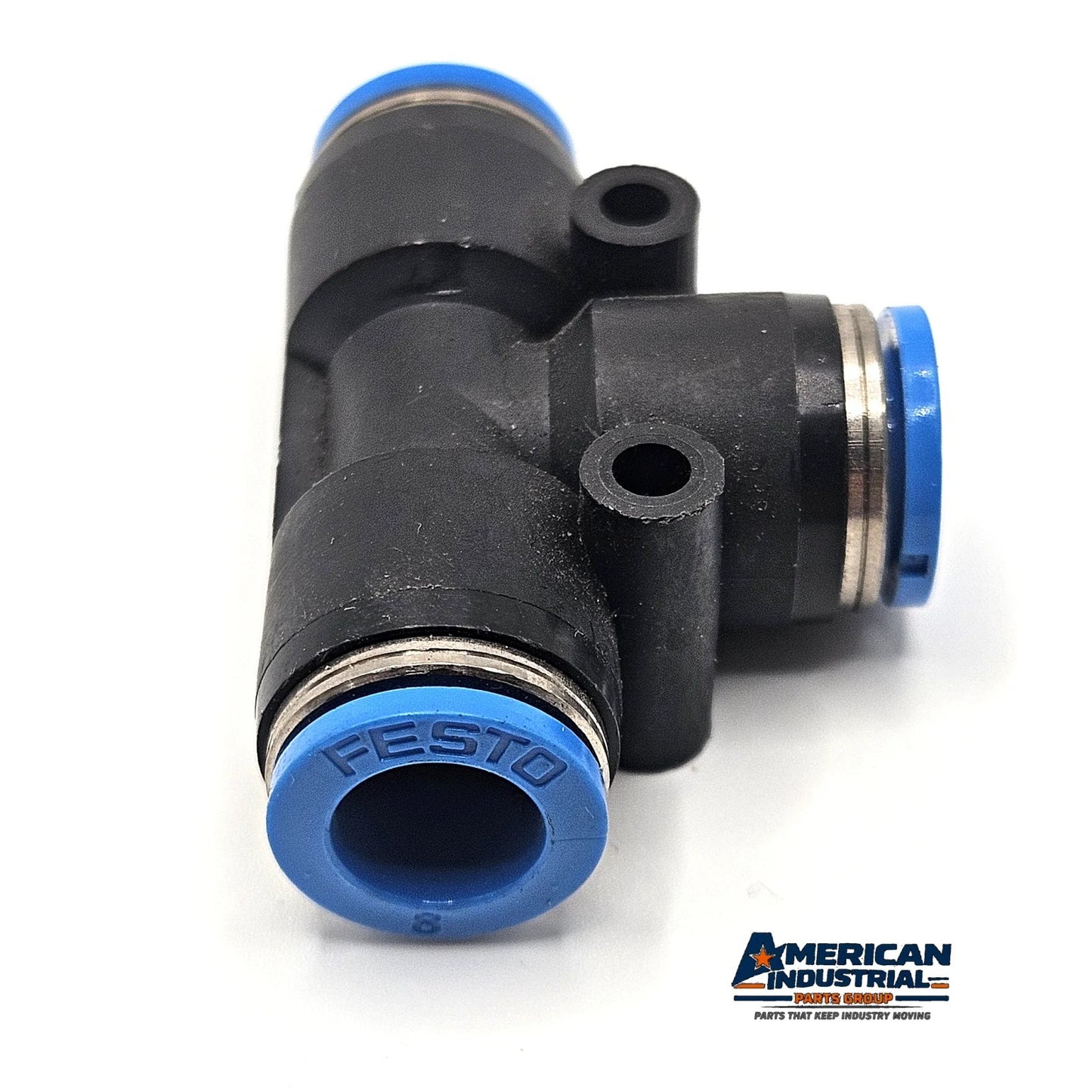 Festo QST-8 153130 push-in pneumatic tee connector 8mm for compressed air systems
