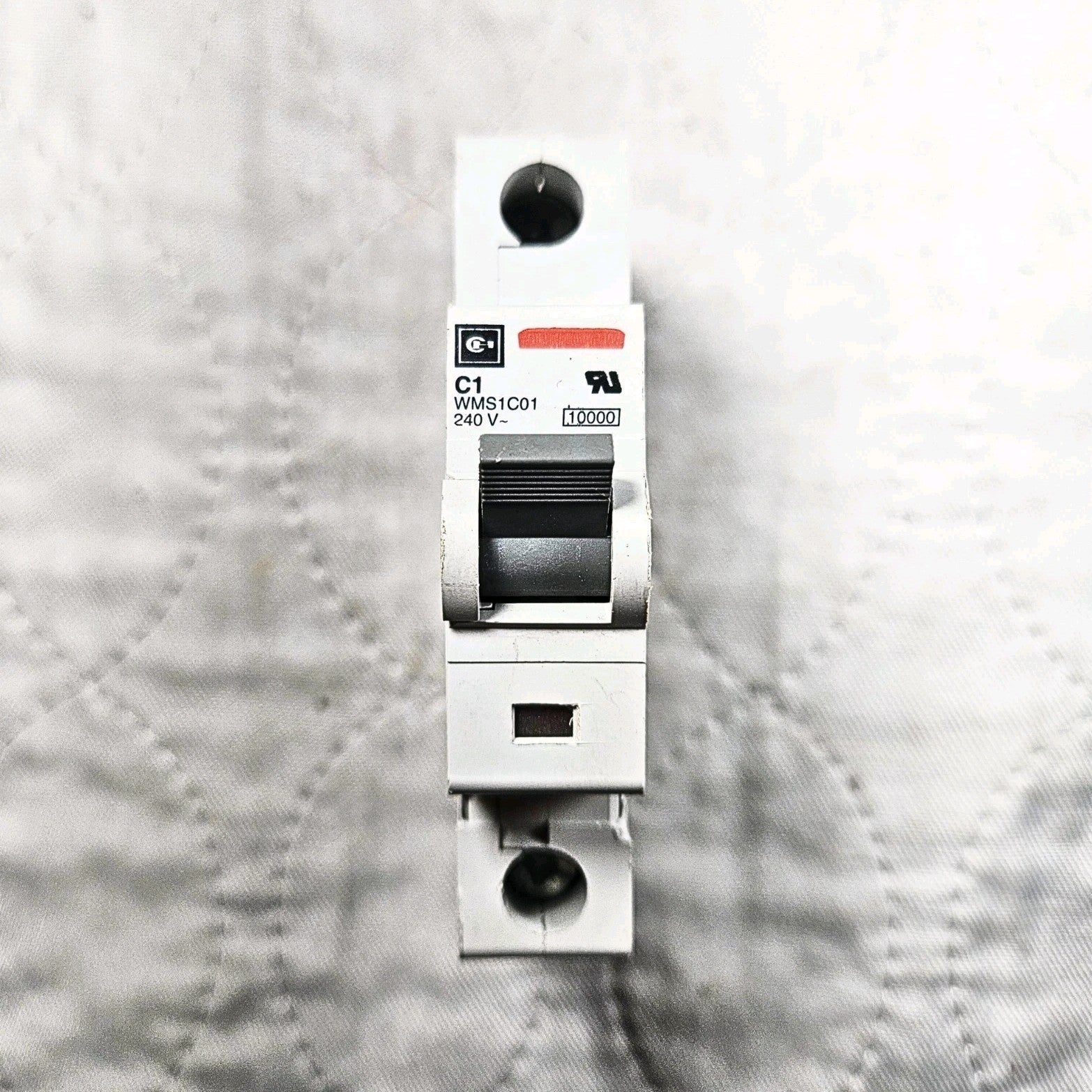 GE Vynckier WMS1C01 mini circuit breaker for industrial automation and MRO applications. American Industrial Parts Group.